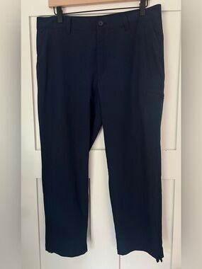 Eddie Bauer Stretch Ripstop Crop Pant Women’s Size 10 Dark Navy Hiking Travel